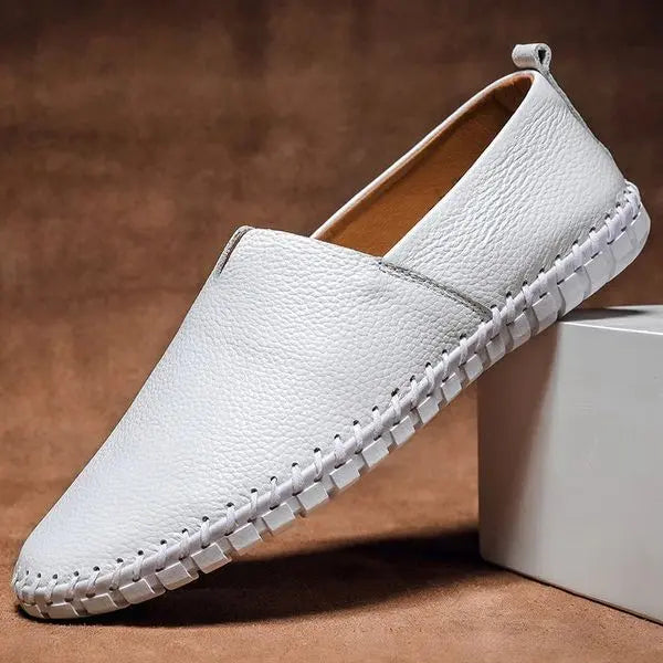 Harrington Oxford | Men’s Hand-Stitched Faux Leather Loafers Harrington Oxford