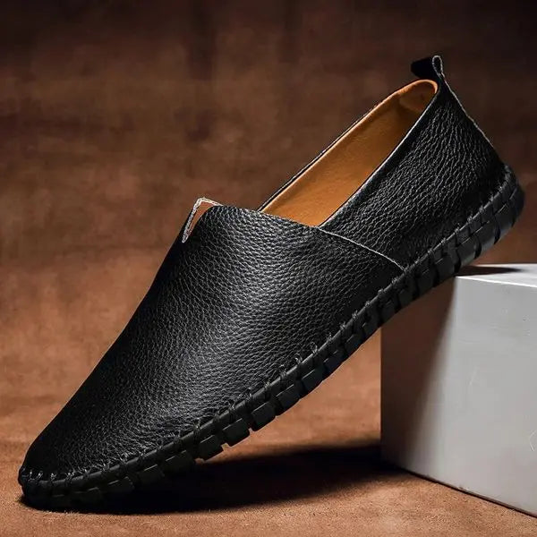 Harrington Oxford | Men’s Hand-Stitched Faux Leather Loafers Harrington Oxford