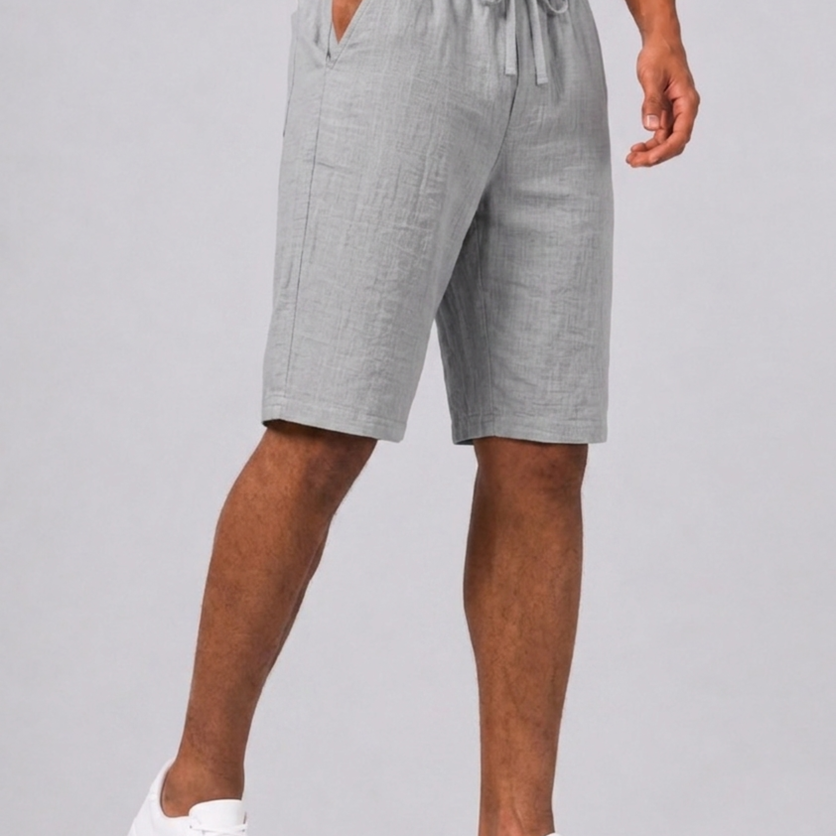 Harrington Oxford | Drawstring Beach Shorts For Men