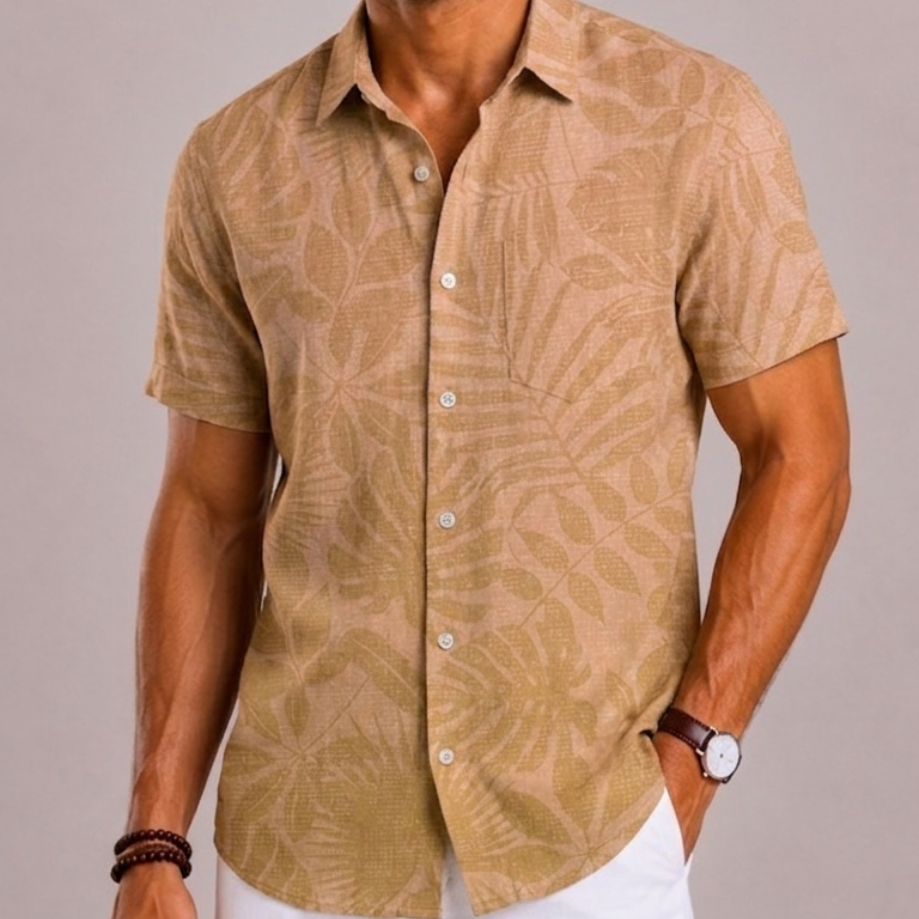 Harrington Oxford | Tropical Shirt For Men