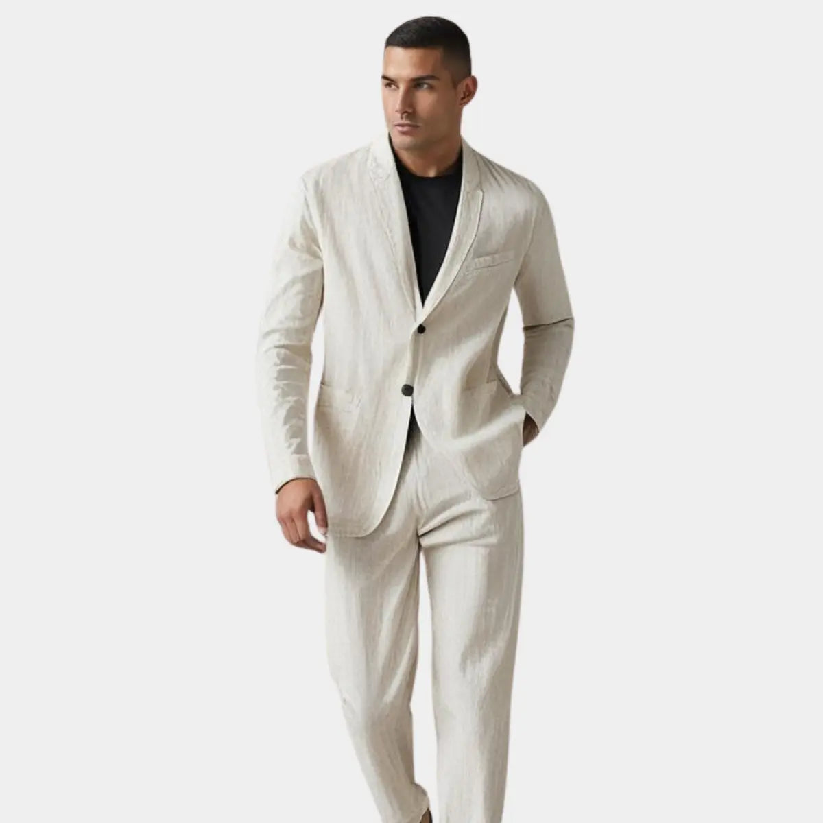 HARRINGTON OXFORD | LINEN BLEND SUIT FOR MEN Harrington Oxford