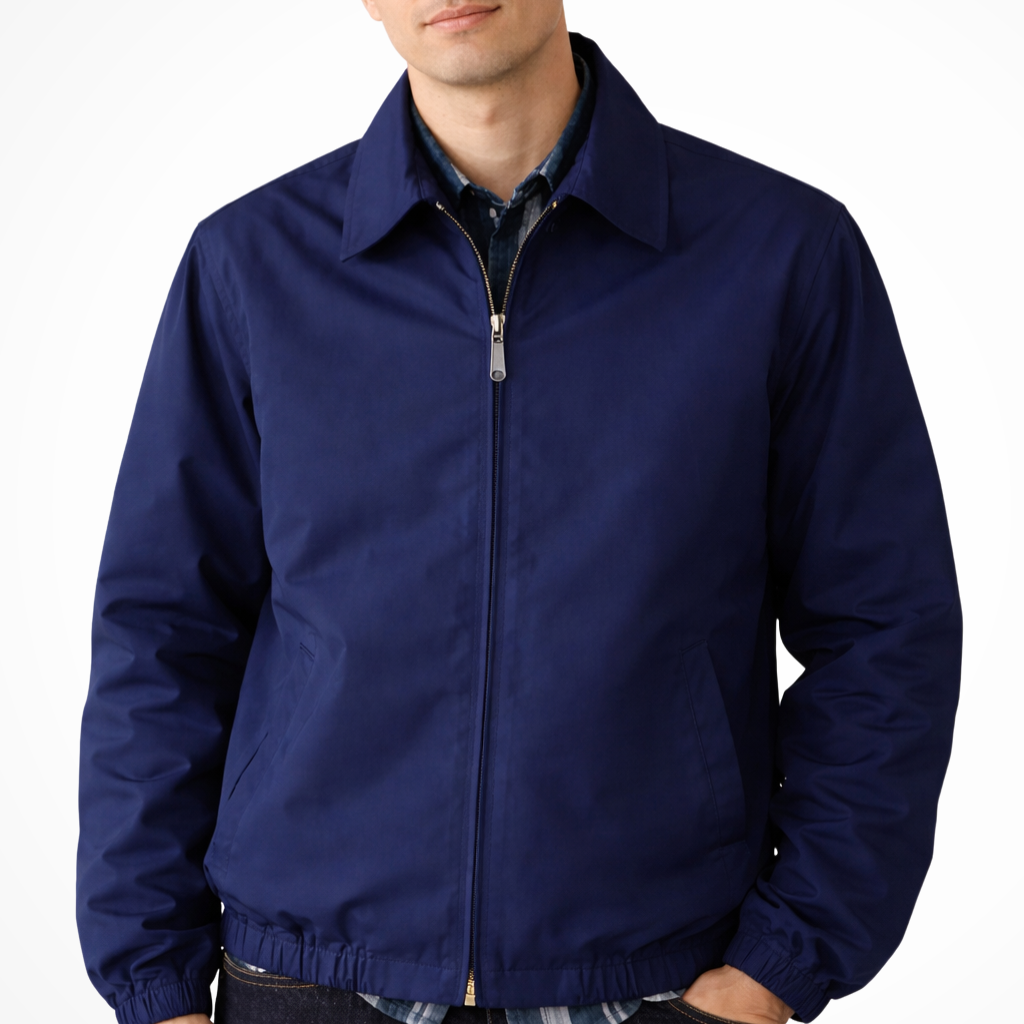 HARRINGTON OXFORD | MINIMAL HARRINGTON ZIP JACKET FOR MEN