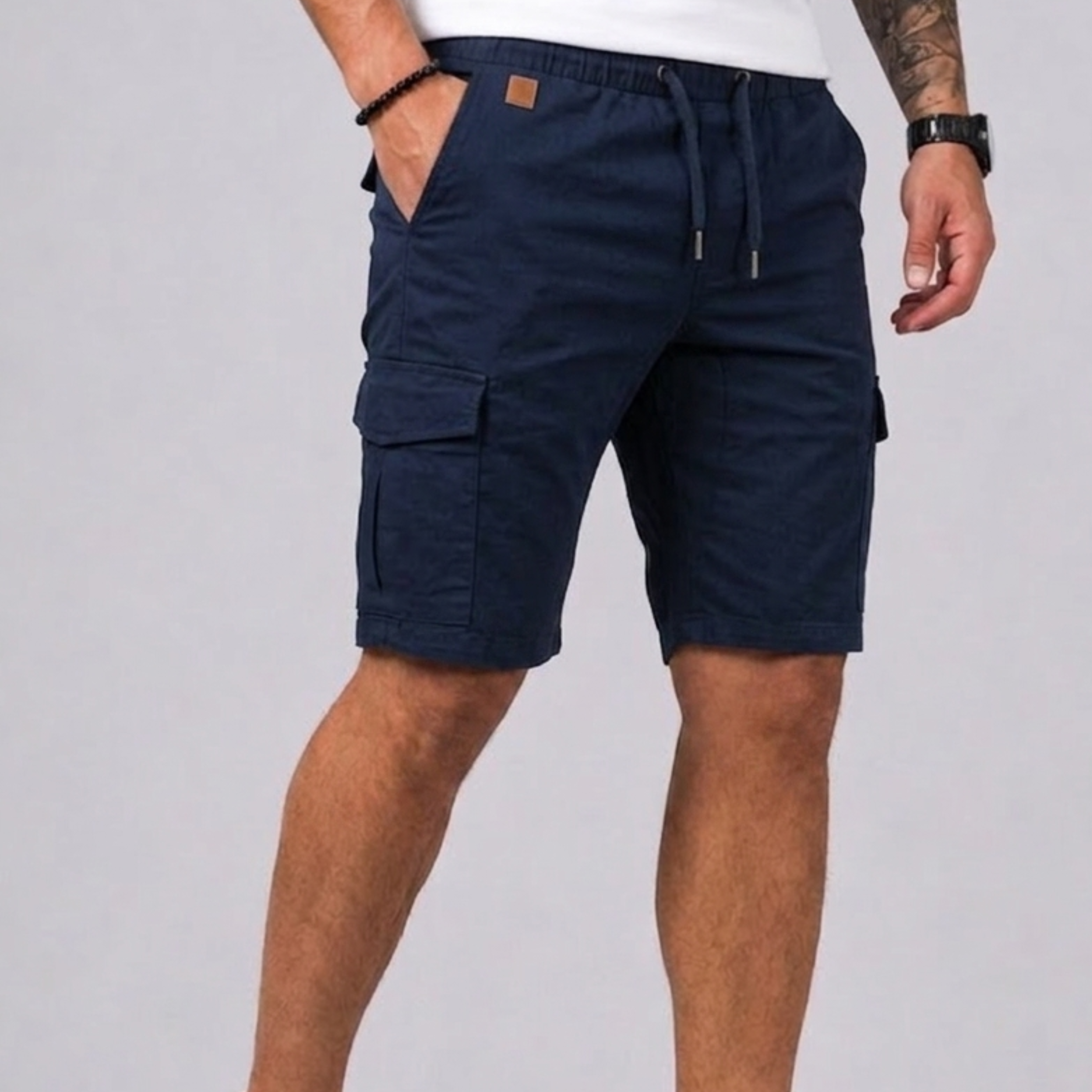 Harrington Oxford | Straight Cargo Shorts For Men