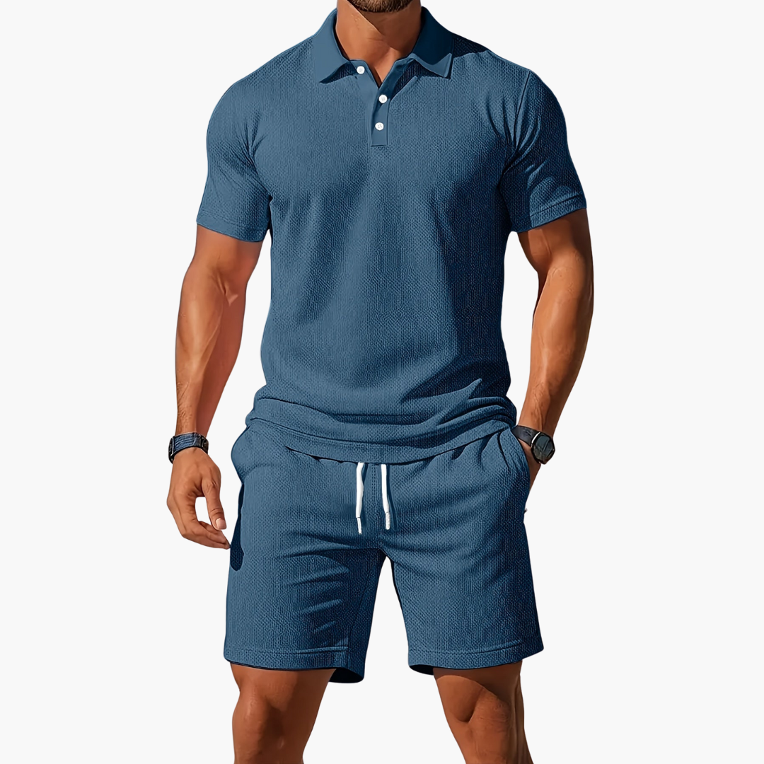 HARRINGTON OXFORD | POLO AND SHORTS SET FOR MEN