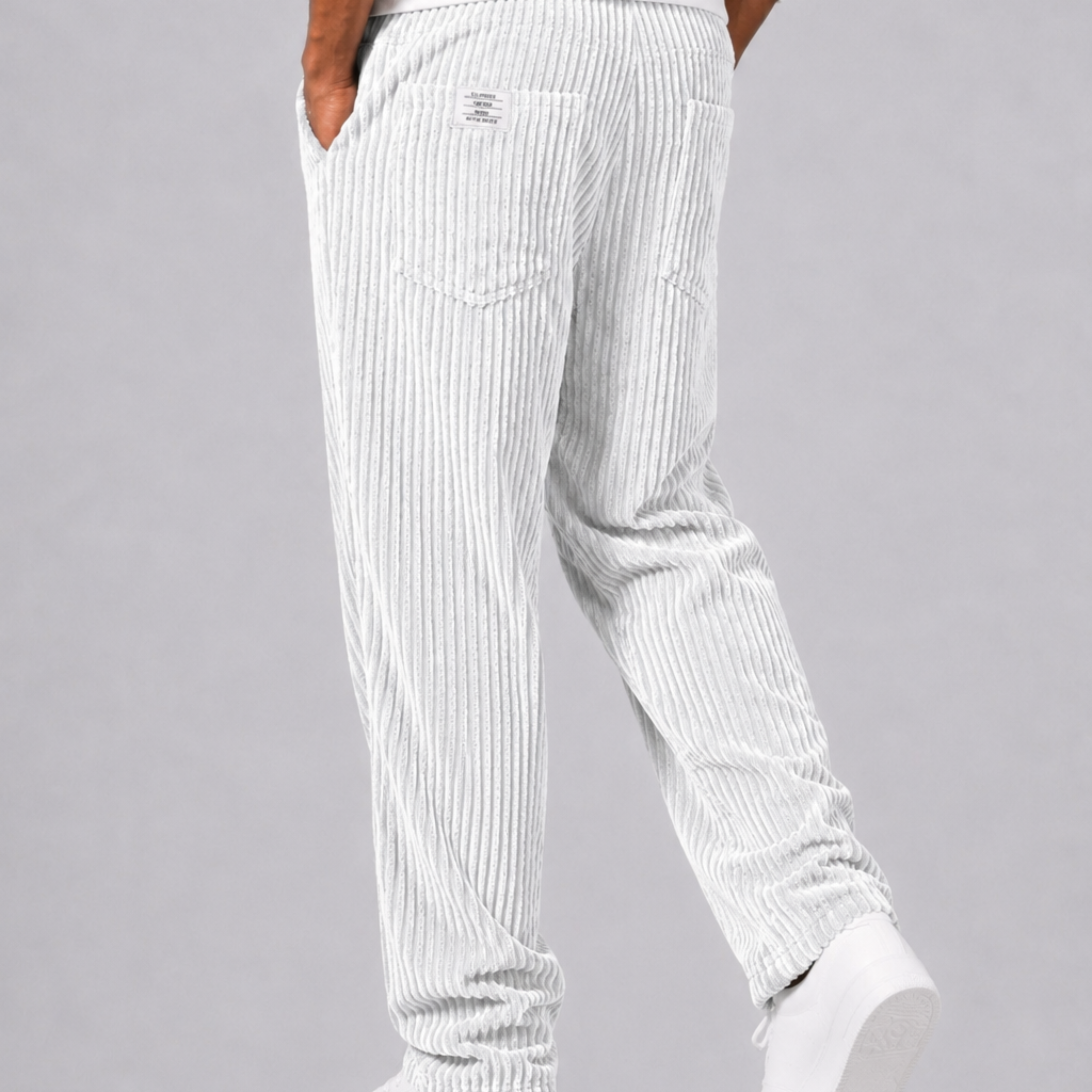 Harrington Oxford | Cord Trousers With Drawstring For Men