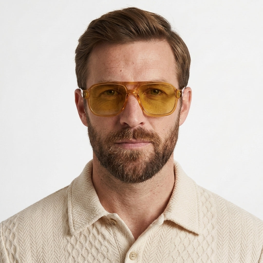 Vintage Aviator UV400 Sunglasses For Men