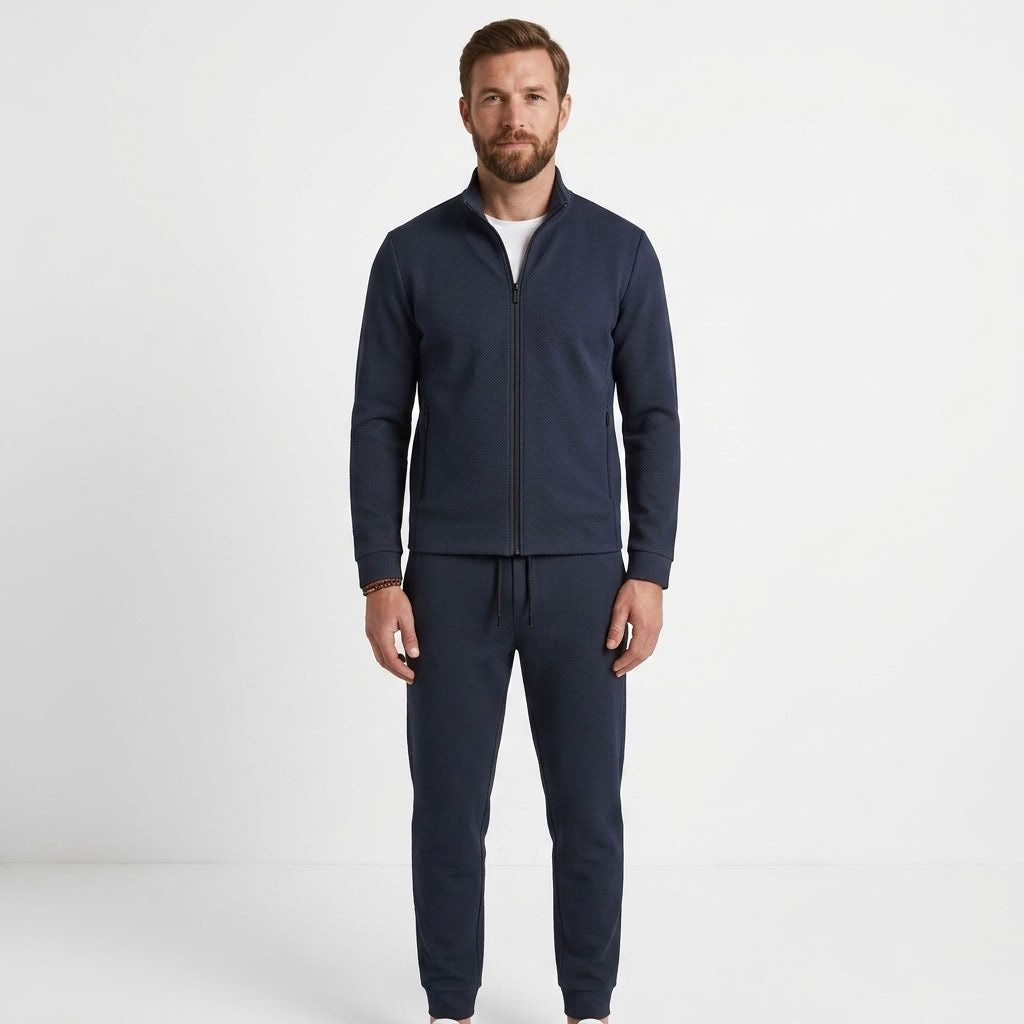 Long Sleeve Two-Piece Tracksuit For Men