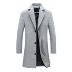 Harrington Oxford | Men's Tailored Wool Overcoat – Classic Long Winter Coat for Smart or Casual Wear Harrington Oxford