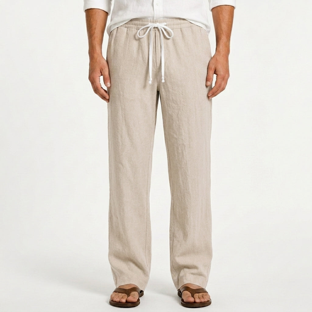 HARRINGTON OXFORD | LINEN TROUSERS FOR MEN