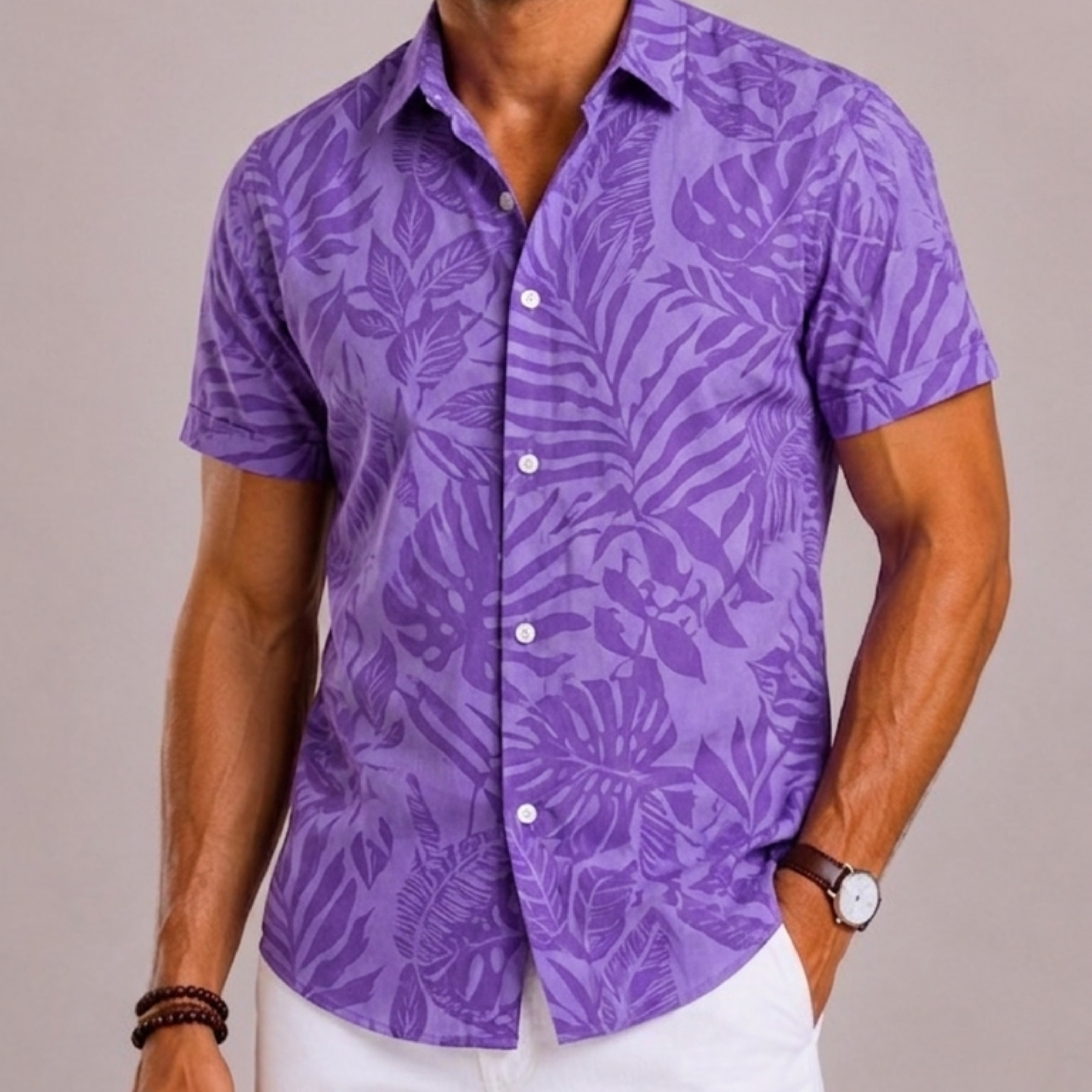 Harrington Oxford | Tropical Shirt For Men