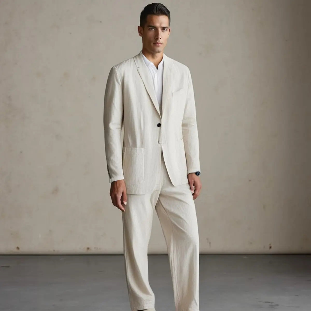 HARRINGTON OXFORD | LINEN BLEND SUIT FOR MEN Harrington Oxford