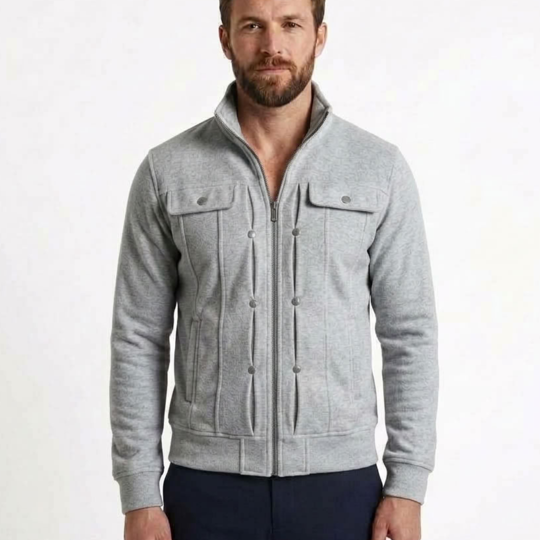 Warm Collared Winter Gilet For Men