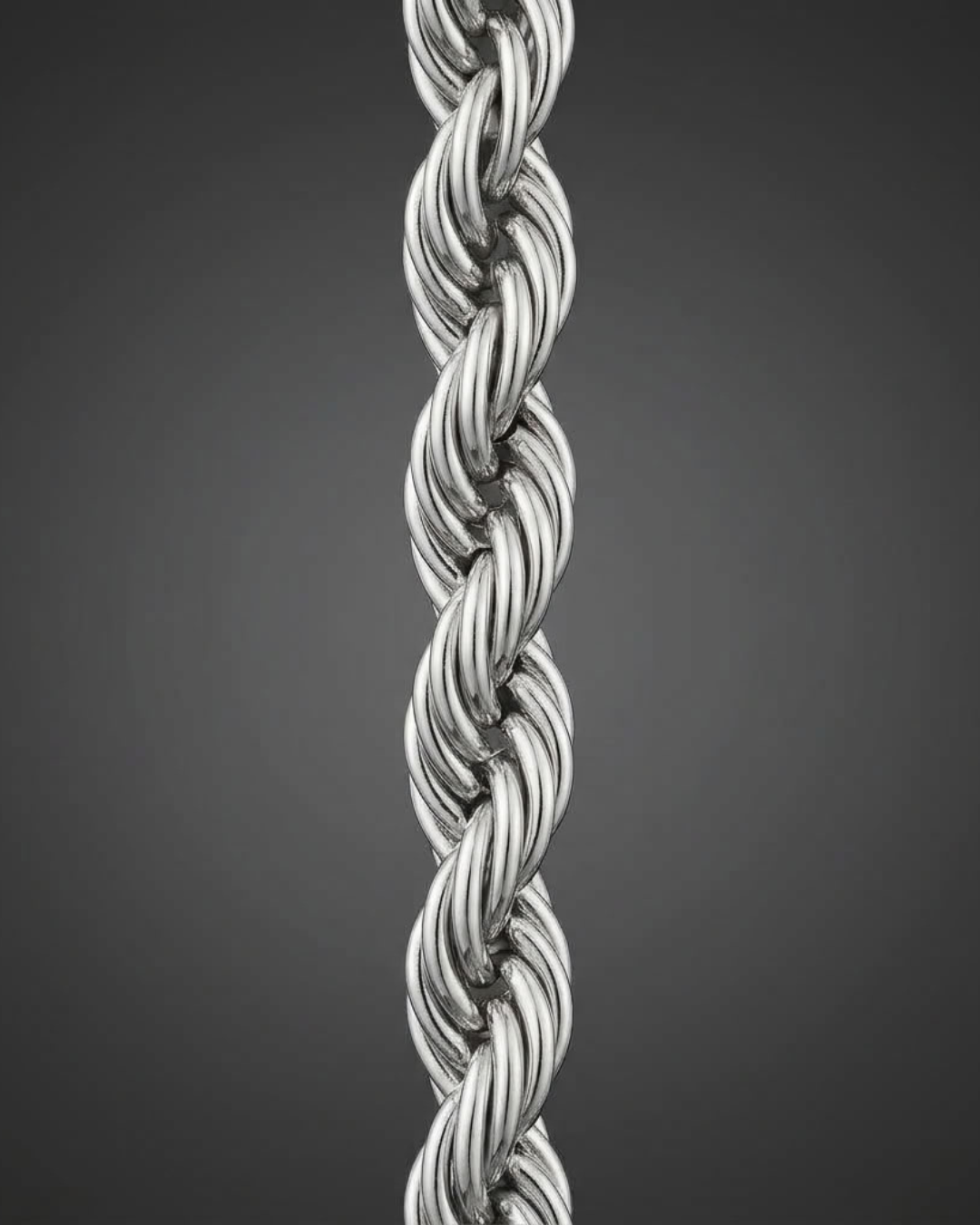 Stainless Steel Rope Chain Necklace For Men