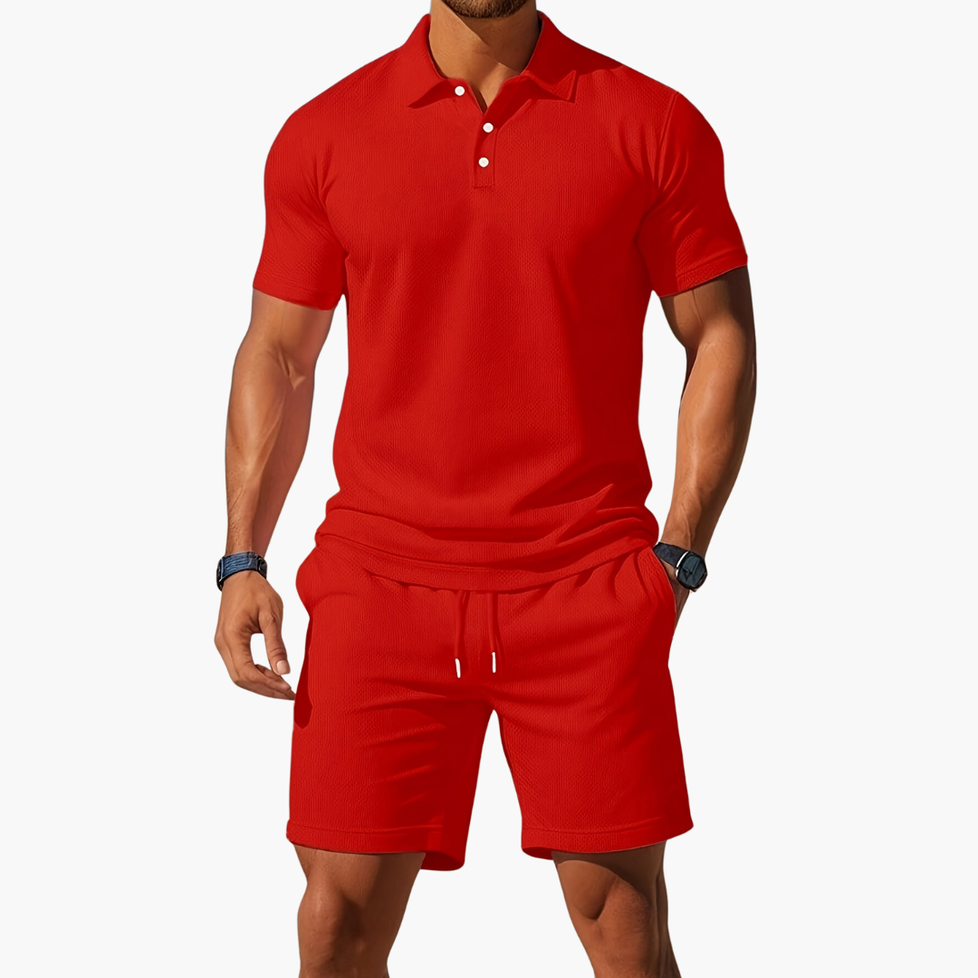 HARRINGTON OXFORD | POLO AND SHORTS SET FOR MEN