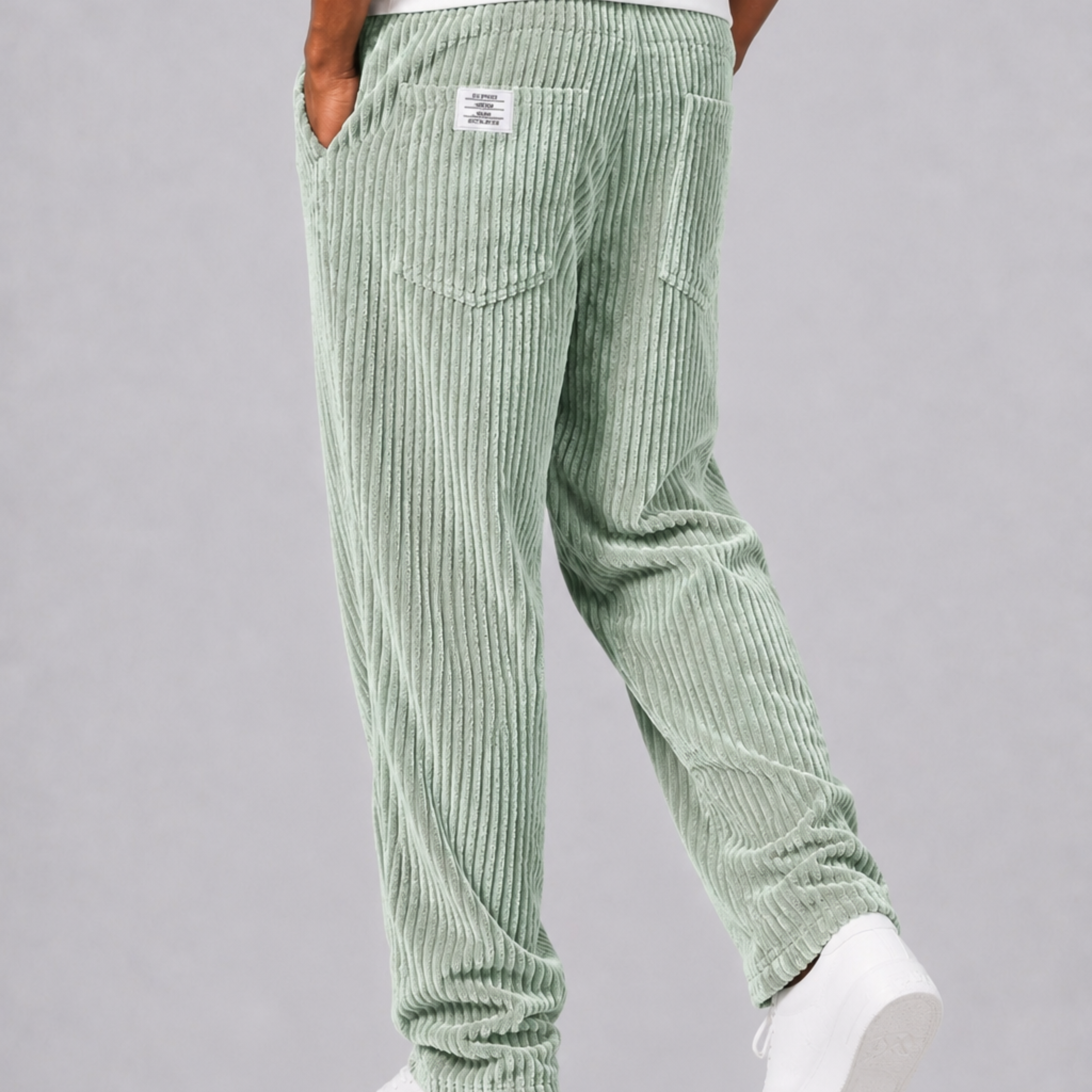 Harrington Oxford | Cord Trousers With Drawstring For Men