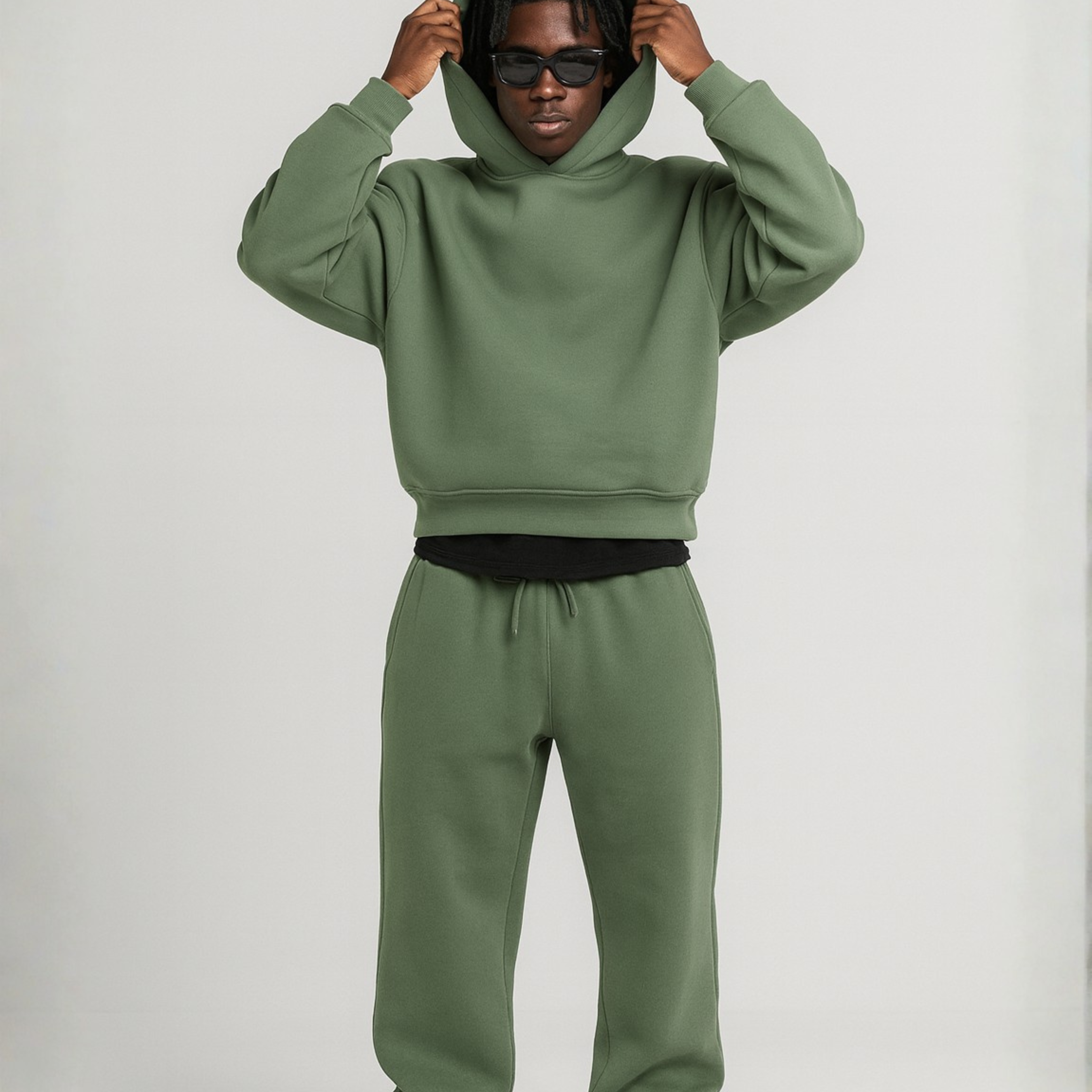 HARRINGTON OXFORD | OVERSIZED HOODIE JOGGER SET FOR MEN