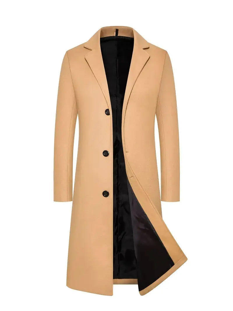 Harrington Oxford | Men’s Classic Long Overcoat Harrington Oxford