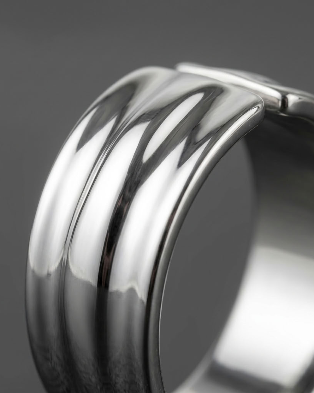 Amsterdam Pattern Band Ring For Men