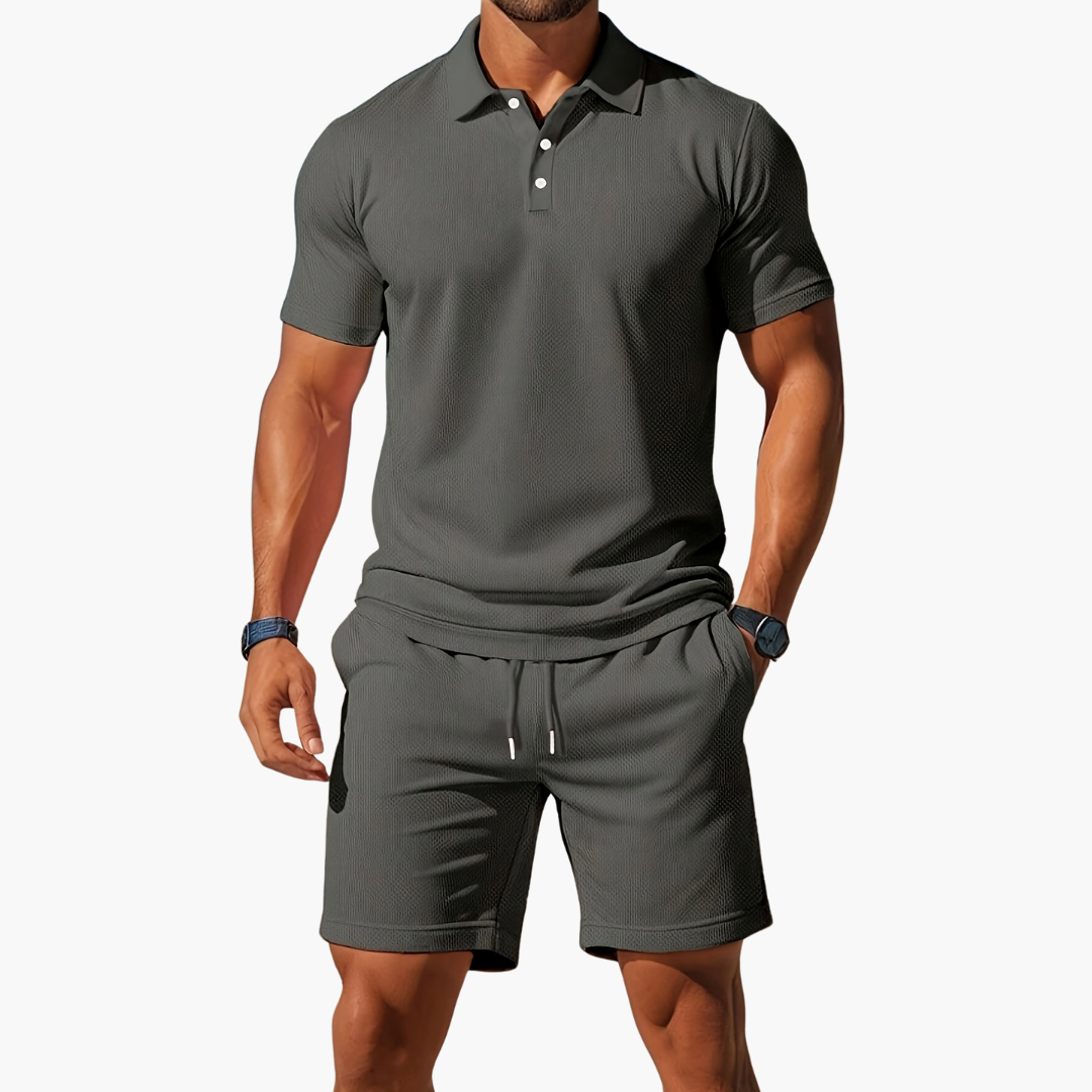 HARRINGTON OXFORD | POLO AND SHORTS SET FOR MEN