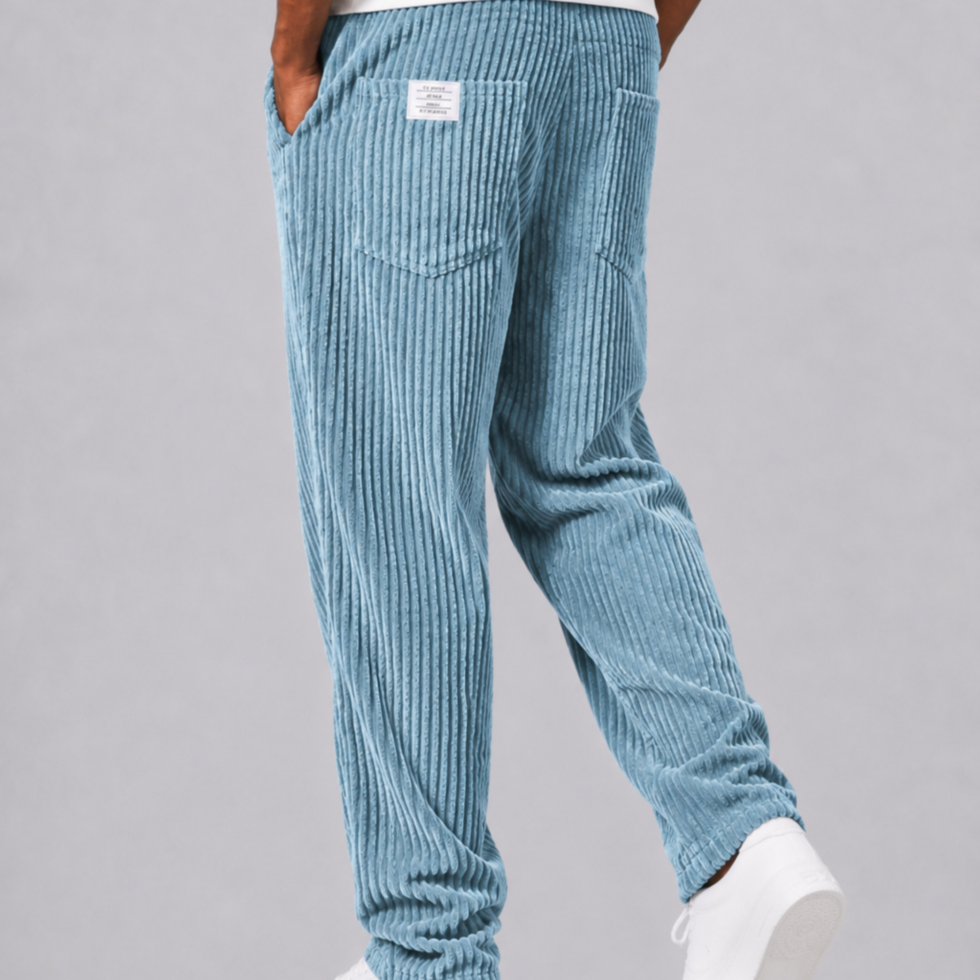 Harrington Oxford | Cord Trousers With Drawstring For Men