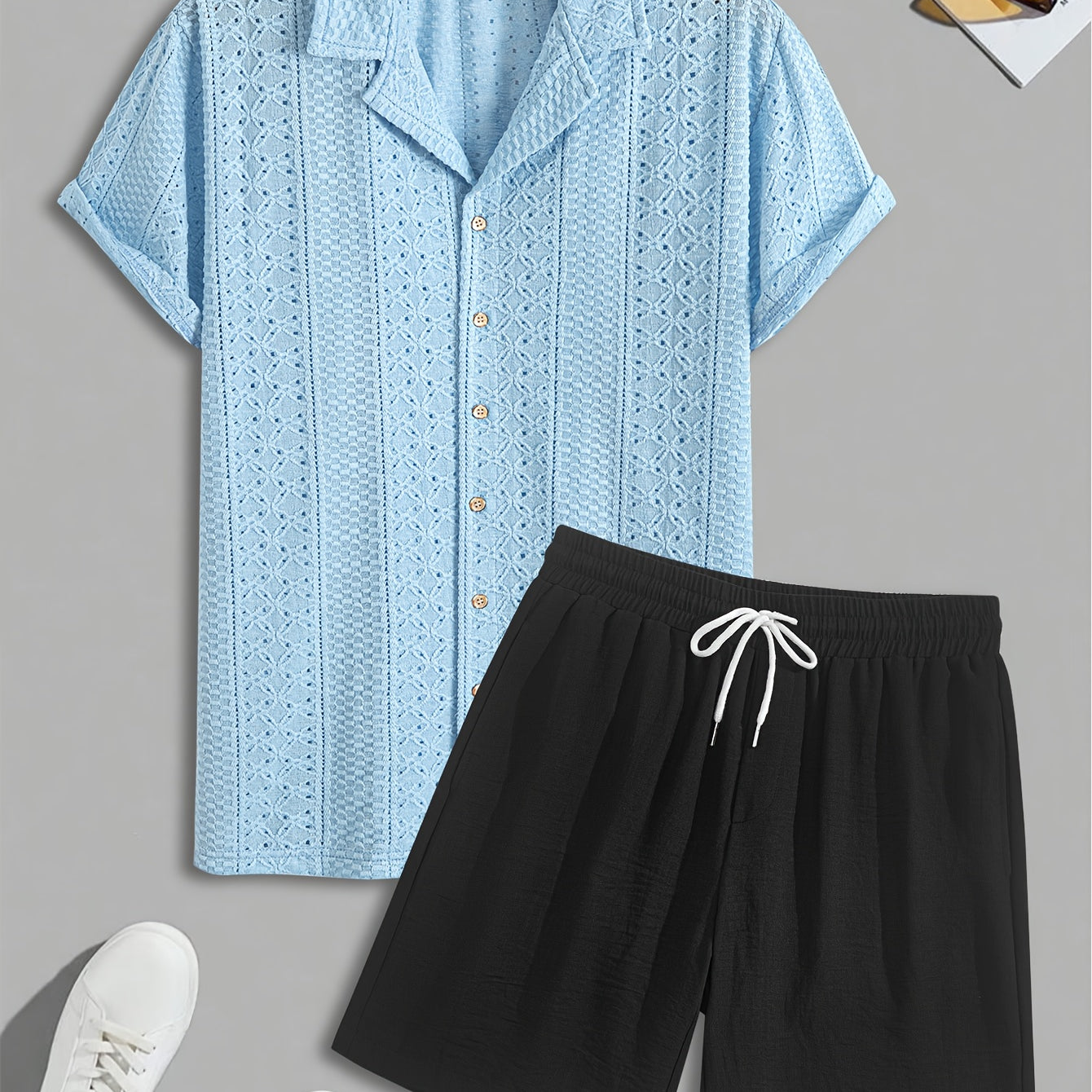 HARRINGTON OXFORD | JACQUARD SHORT SET FOR MEN