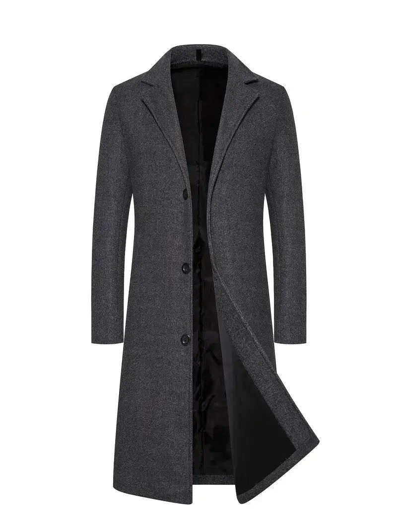 Harrington Oxford | Men’s Classic Long Overcoat Harrington Oxford