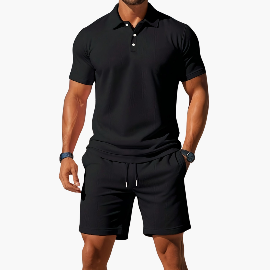 HARRINGTON OXFORD | POLO AND SHORTS SET FOR MEN