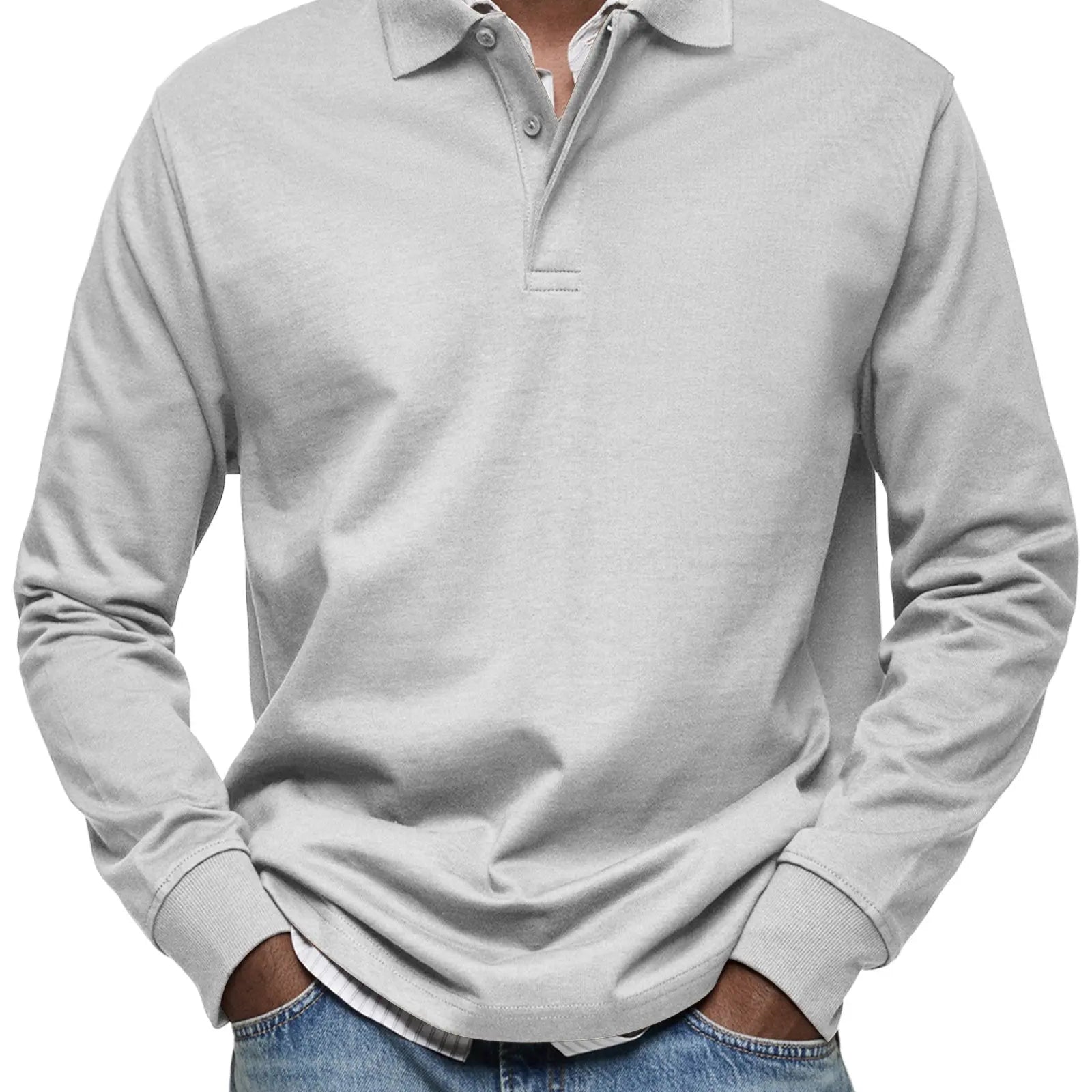 Harrington Oxford | Luxury Long Sleeve Polo Harrington Oxford