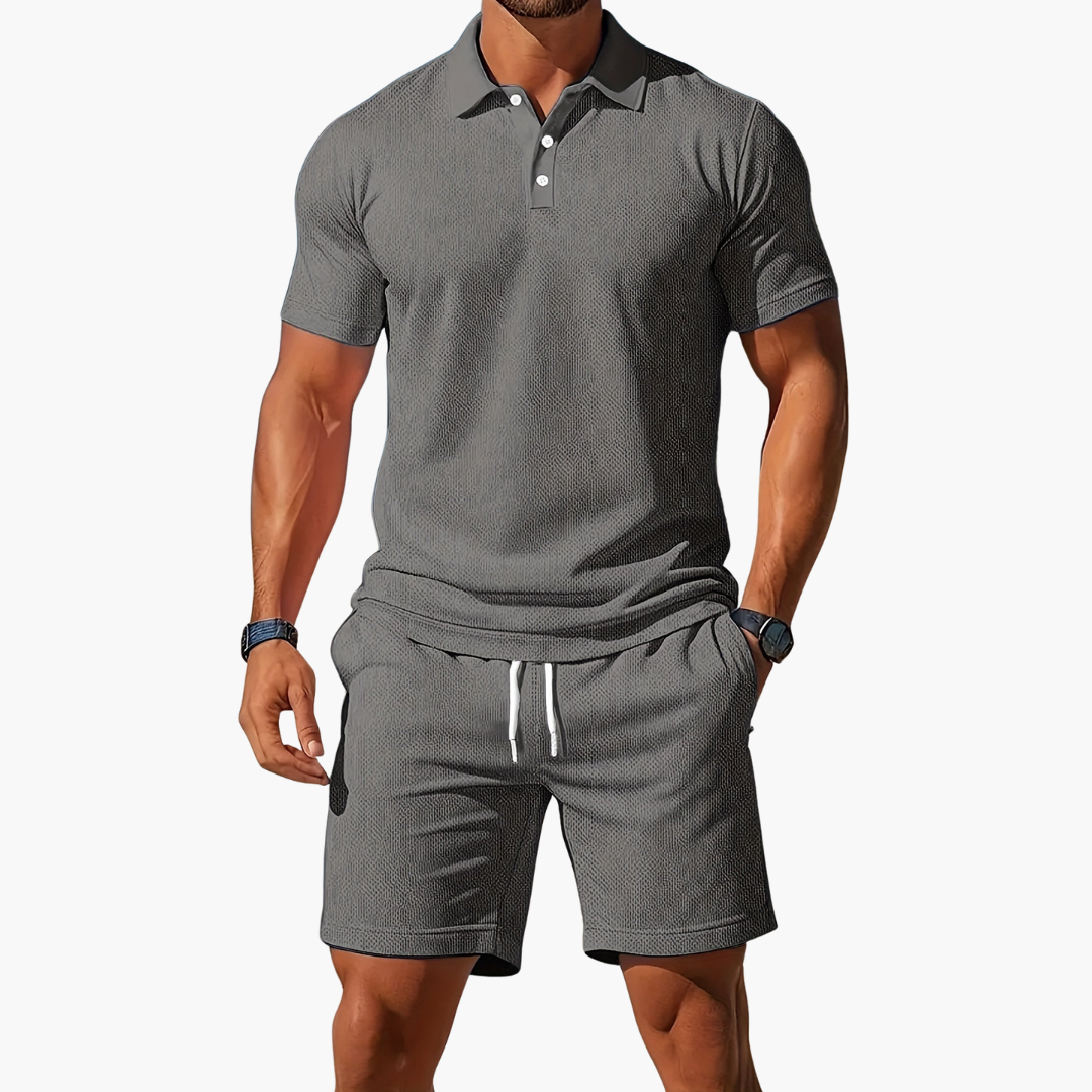 HARRINGTON OXFORD | POLO AND SHORTS SET FOR MEN