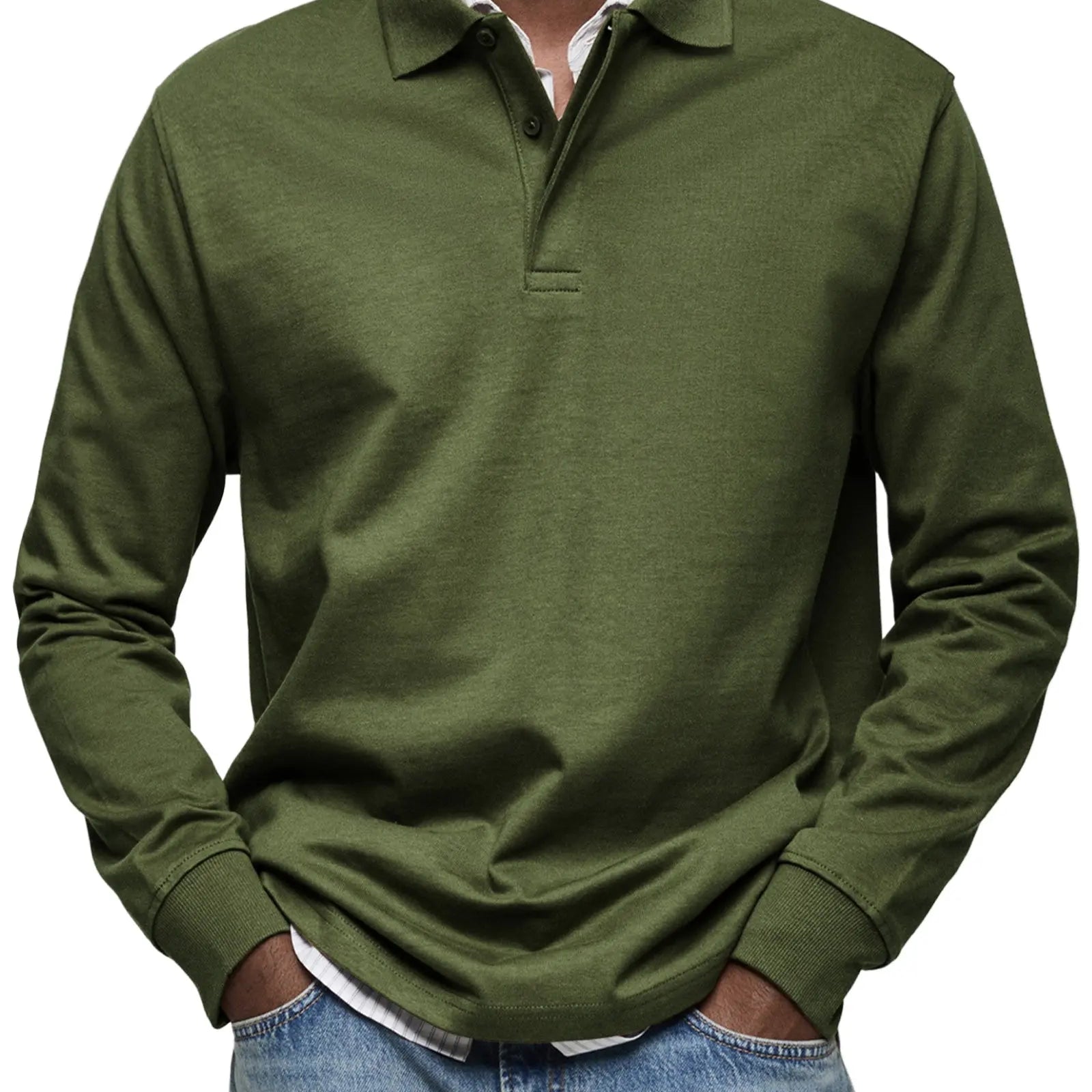 Harrington Oxford | Luxury Long Sleeve Polo Harrington Oxford