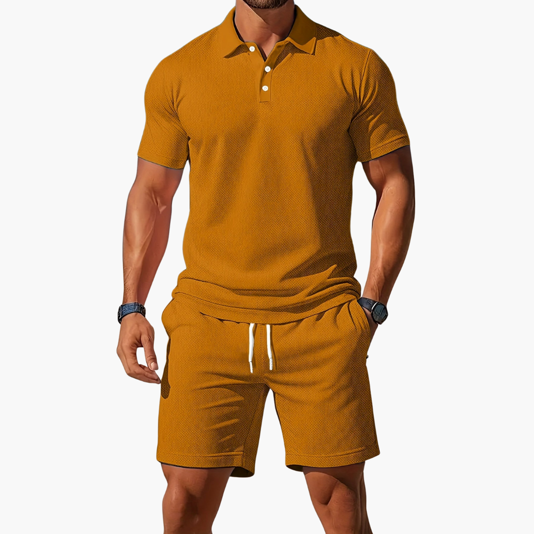 HARRINGTON OXFORD | POLO AND SHORTS SET FOR MEN