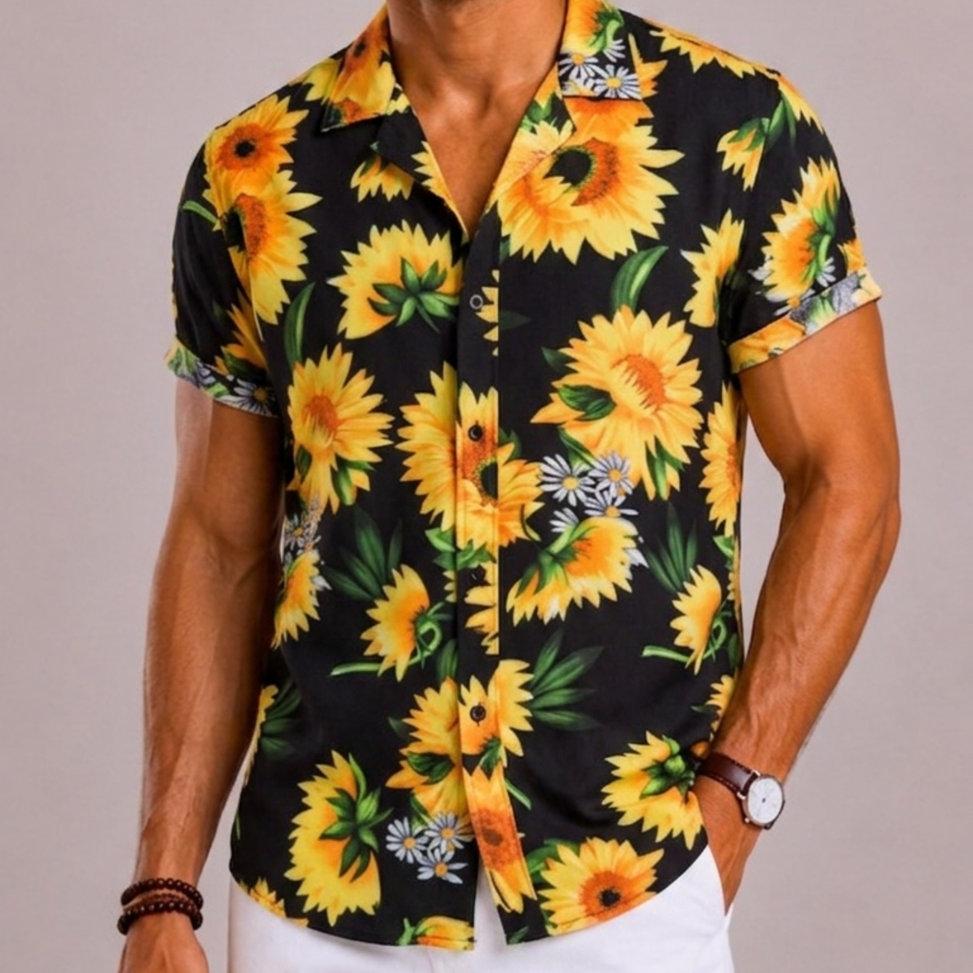 Harrington Oxford | Floral Shirt For Men