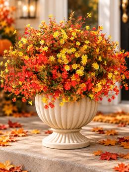 12-Bundle Autumn Floral Halloween Decoration