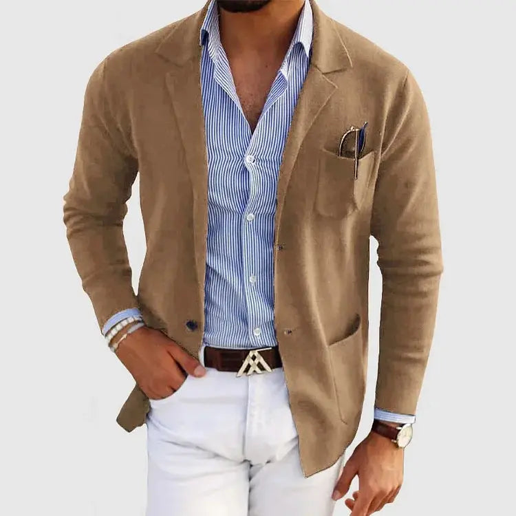 Harrington Oxford | Men’s Casual Knit Blazer Harrington Oxford