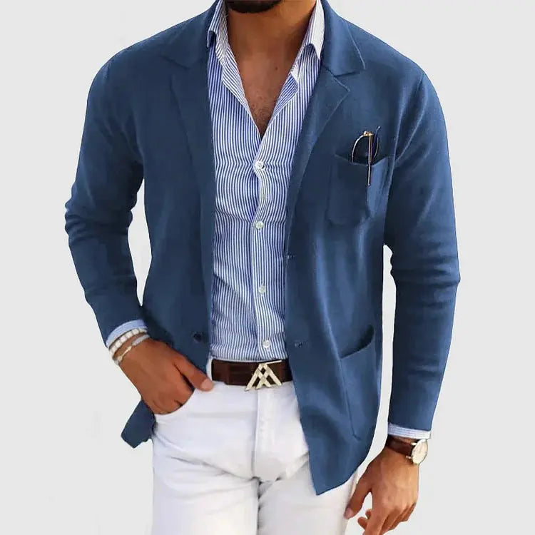 Harrington Oxford | Men’s Casual Knit Blazer Harrington Oxford