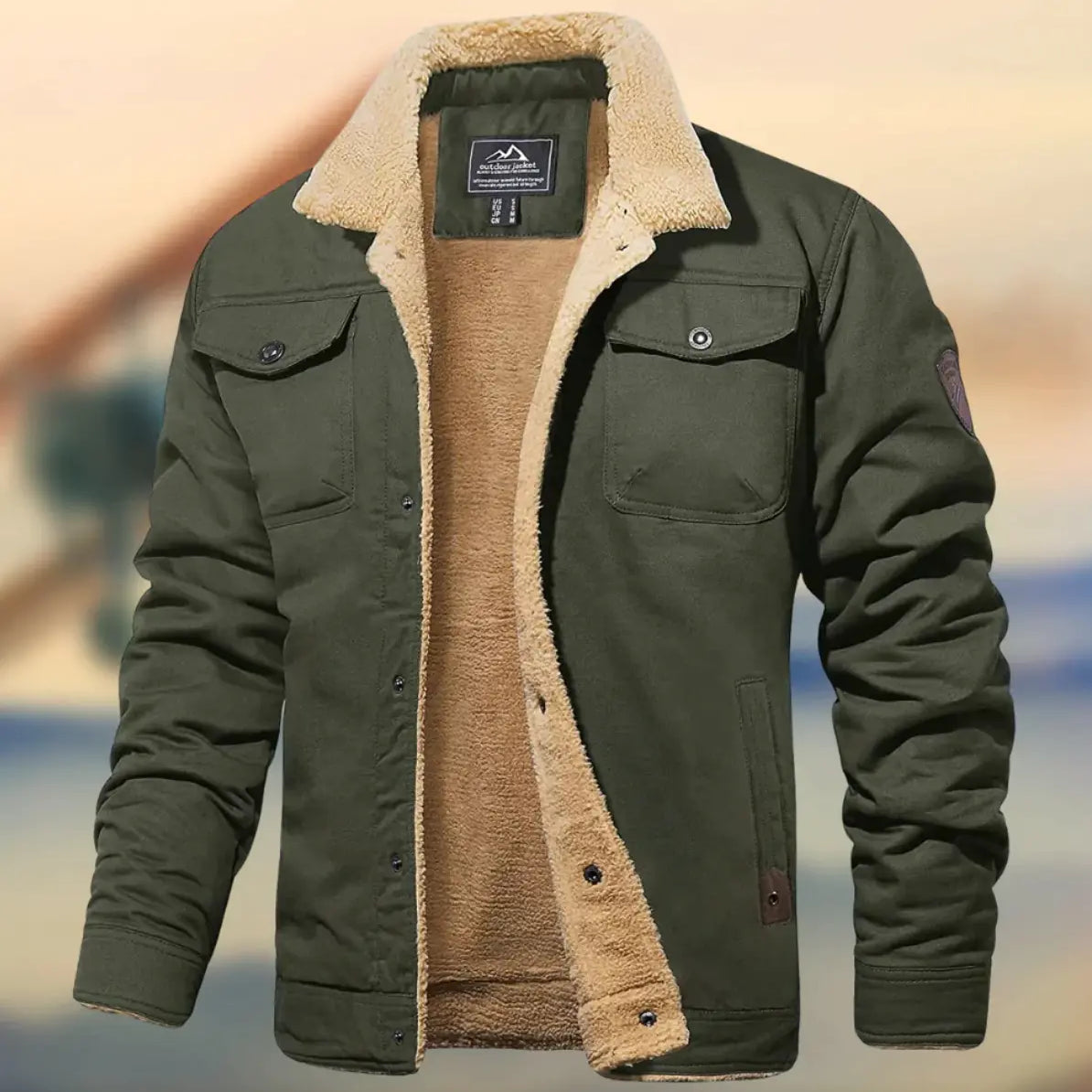 Harrington Oxford | Men’s Teddy-Lined Winter Jacket Harrington Oxford