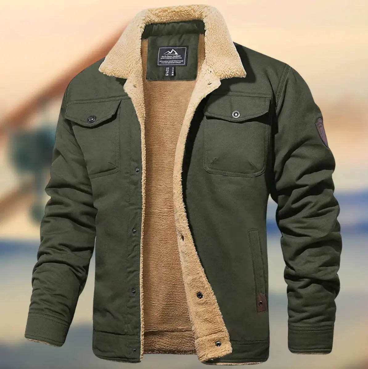 Harrington Oxford | Men’s Teddy-Lined Winter Jacket Harrington Oxford