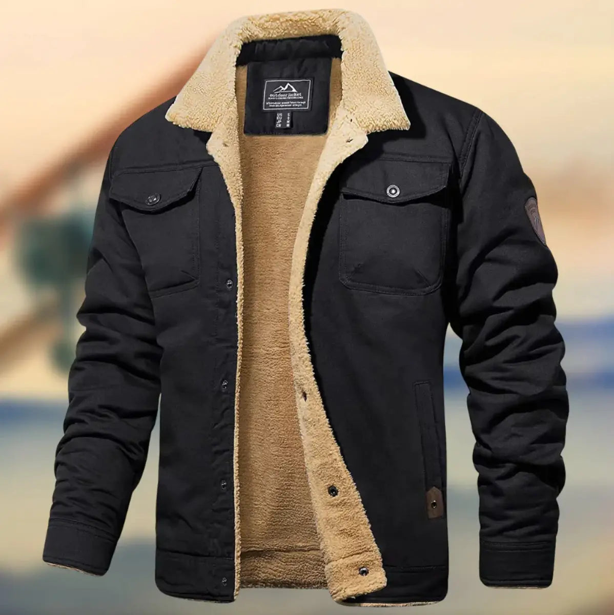 Harrington Oxford | Men’s Teddy-Lined Winter Jacket Harrington Oxford