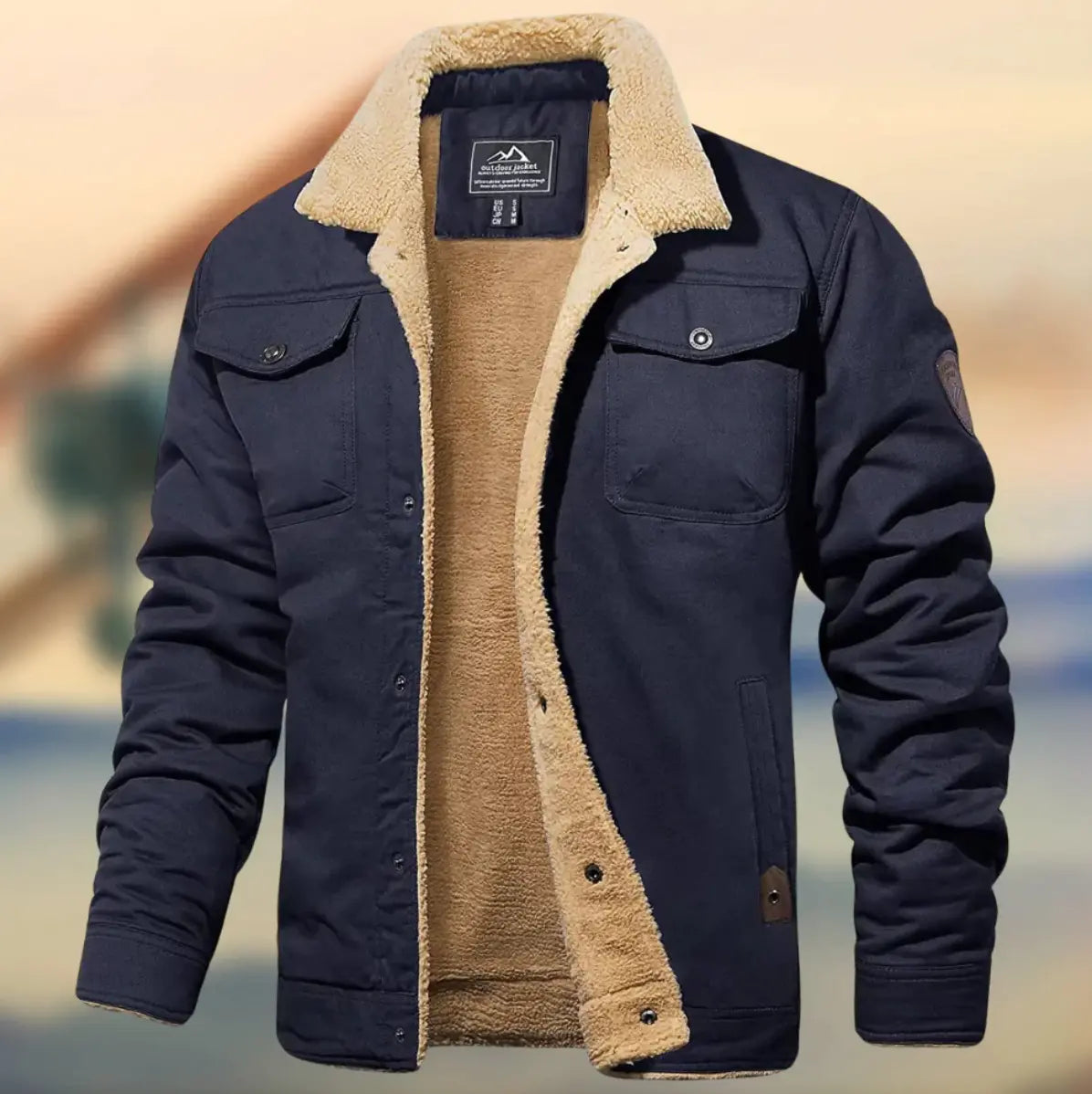 Harrington Oxford | Men’s Teddy-Lined Winter Jacket Harrington Oxford