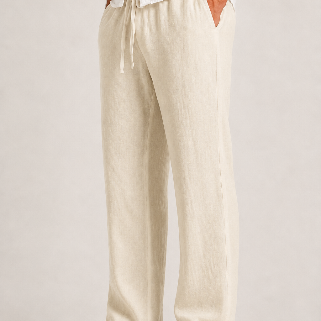 HARRINGTON OXFORD | LINEN-COTTON TROUSERS FOR MEN