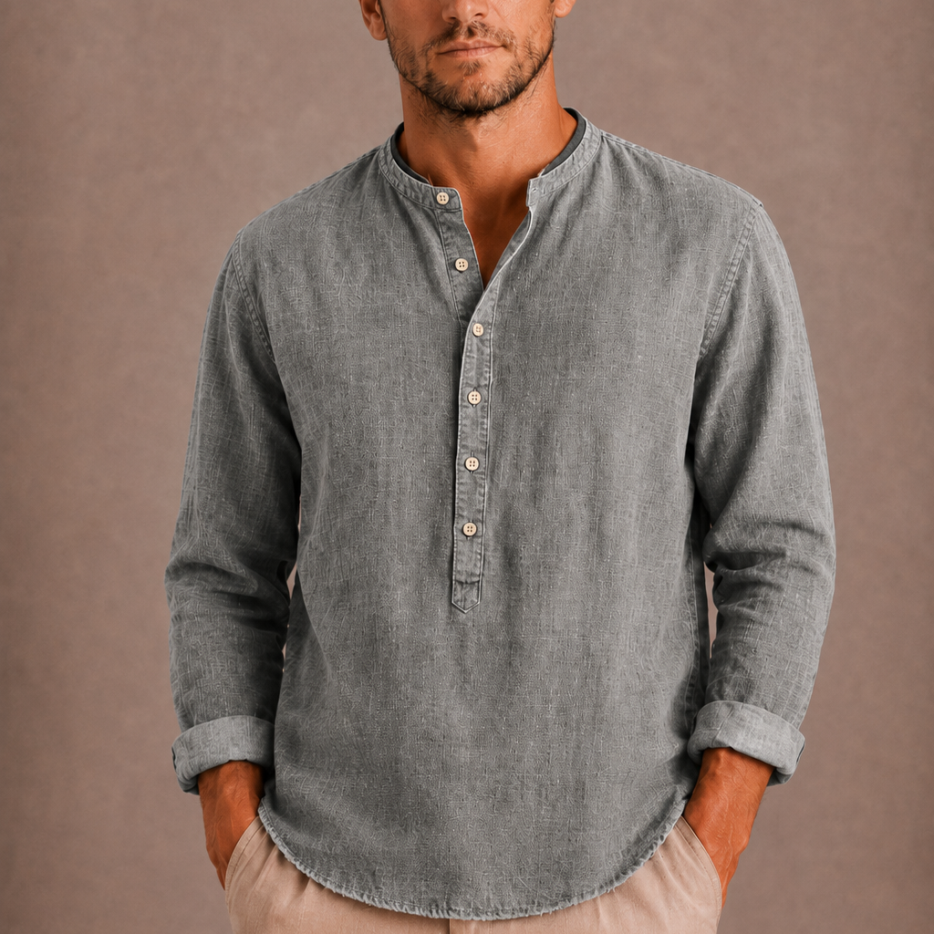HARRINGTON OXFORD | MEN’S HENLEY SHIRT FOR MEN