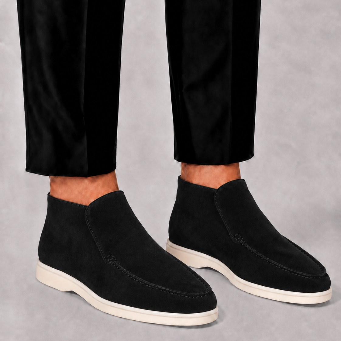 HARRINGTON OXFORD | MEN’S HIGH-TOP LEATHER LOAFERS FOR MEN