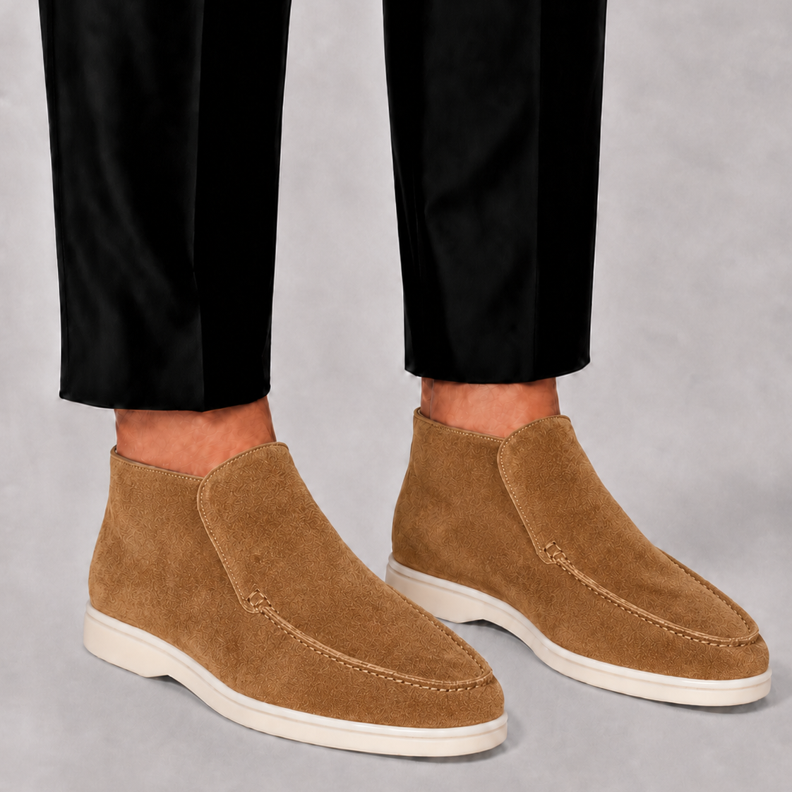 HARRINGTON OXFORD | MEN’S HIGH-TOP LEATHER LOAFERS FOR MEN