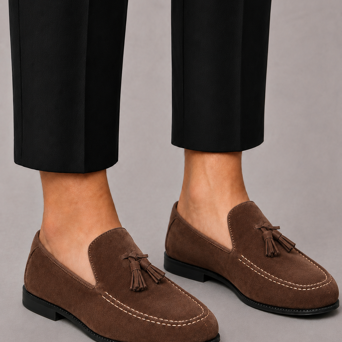 Harrington Oxford | Suede Moccasins For Men