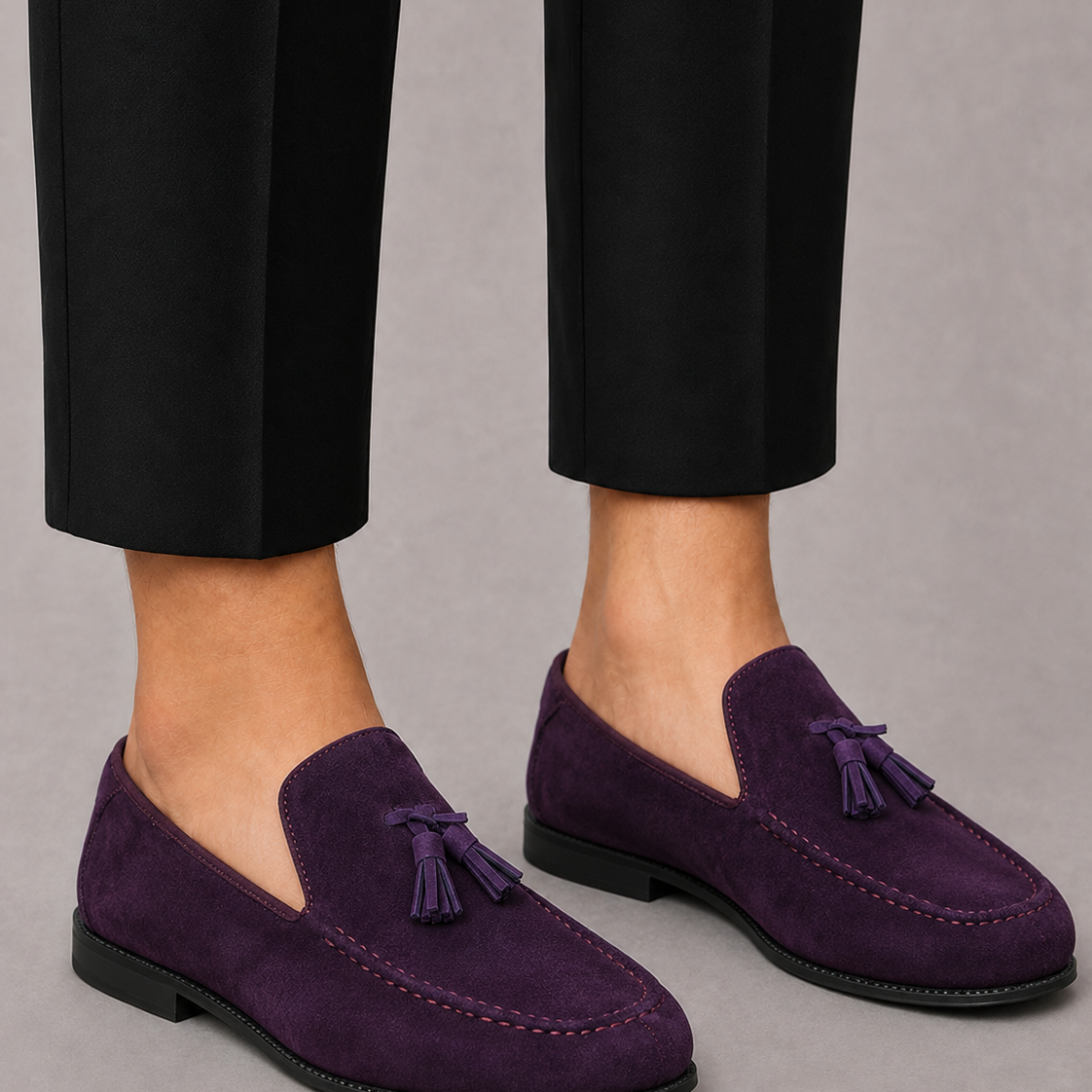 Harrington Oxford | Suede Moccasins For Men