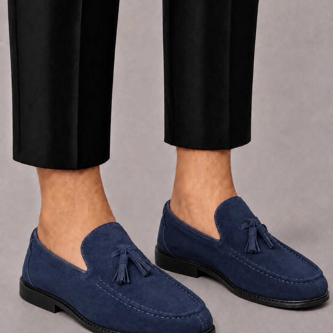 Harrington Oxford | Suede Moccasins For Men