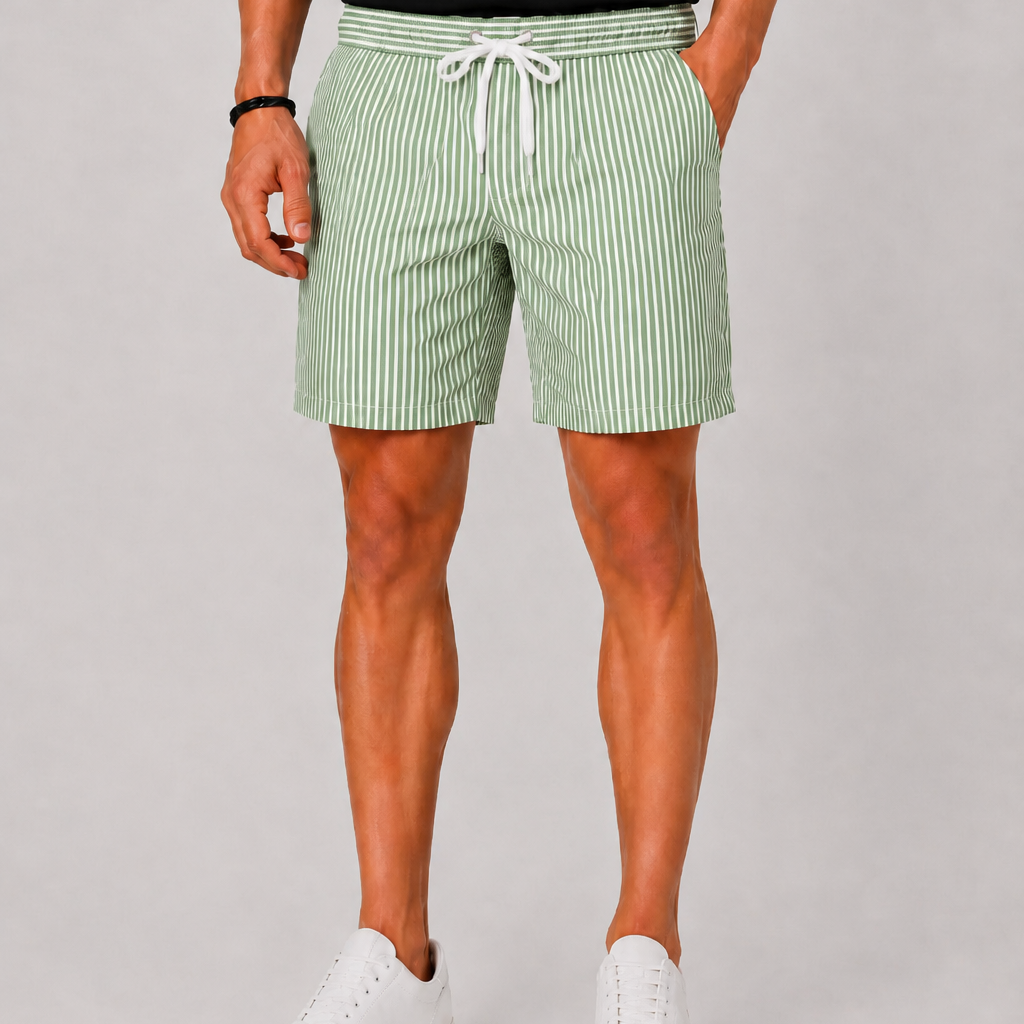 Harrington Oxford | Striped Swim Shorts For Men
