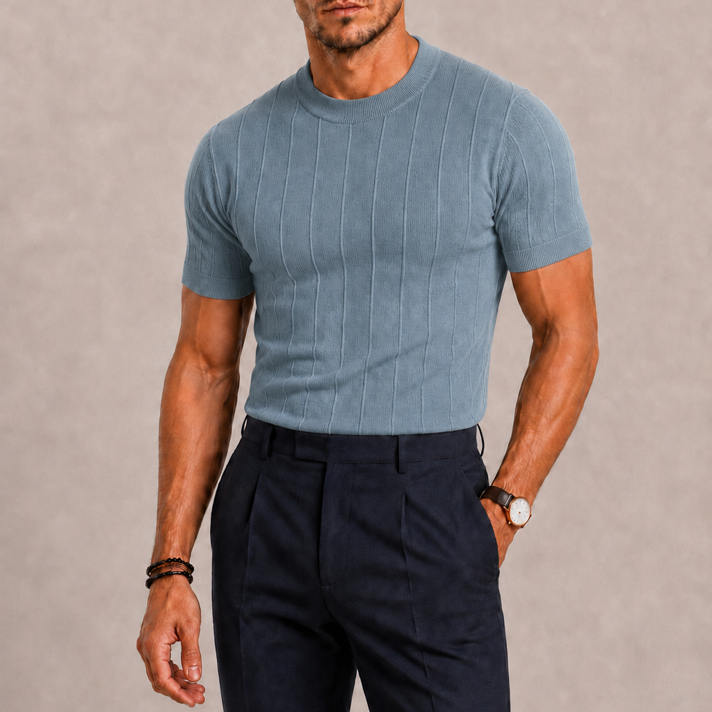 Harrington Oxford | Knitted Polo Shirt For Men