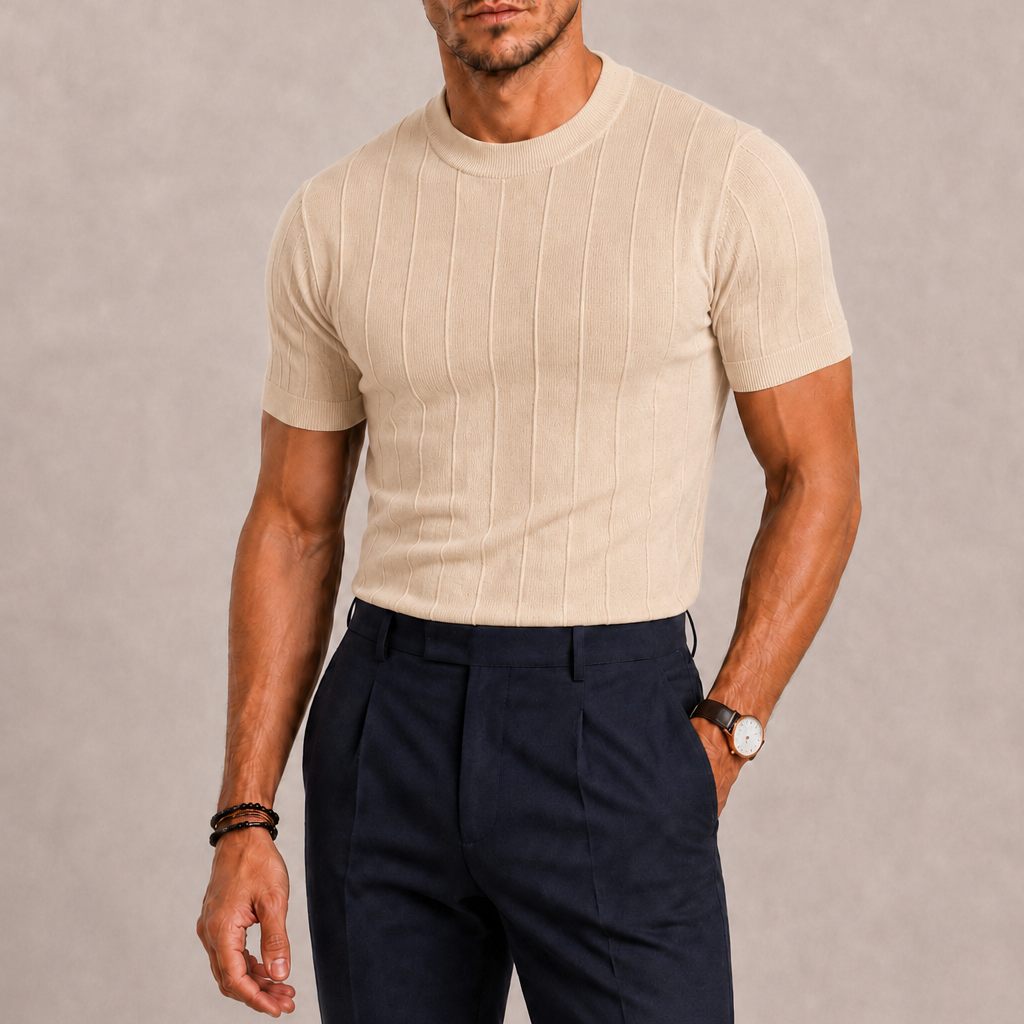 Harrington Oxford | Knitted Polo Shirt For Men