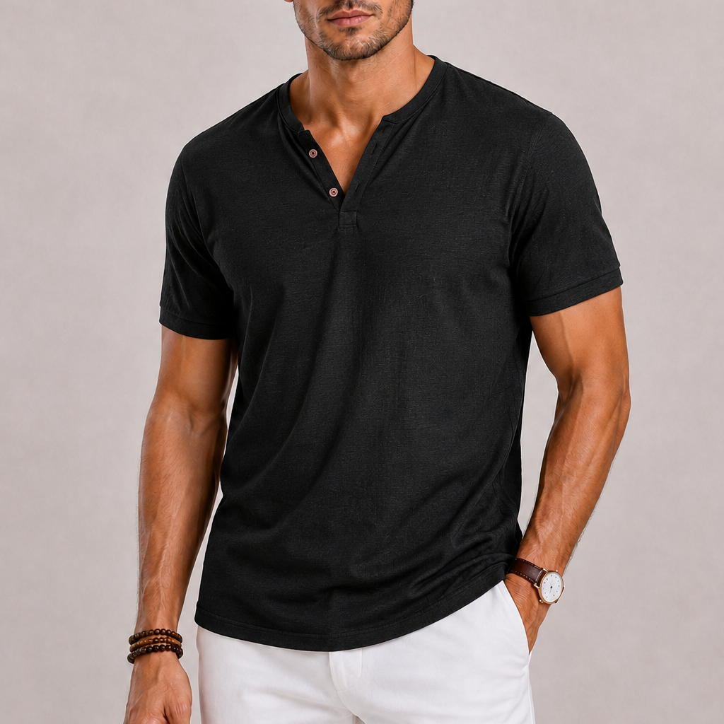 Harrington Oxford | V-Neck Shirt For Men